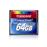 Transcend 400X - 64 GB Compact Flash Memory Card TS64GCF400 (Blue)
