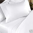 Royal Tradition's King Size 300 Thread Count Solid White Sheet Set 100 % Egyptian Cotton (Deep Pocket) By Sheetsnthings
