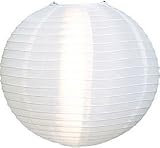 8 Inch Snow White Even Ribbed Nylon Lantern
