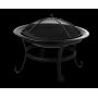 75cm Dia Steel Firebowl with Mesh Safety Lid