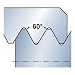 Sandvik Coromant MB-07TH150MM-10R 1025 PVD Coated Solid Carbide CoroCut MB Threading Insert, Metric Thread, 1.5 (Pack of 10)