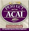PERFECT ACAI - 100% Pure Organic Acai Berry BEST SUPERFOOD 120 Caps Per Bottle