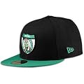 New Era-ESPN Boston Celtics Black Team Roads Premium Fitted Hat (7 3/8)