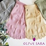 オリーブサラ 5本指ソックス 女性用 はき口ゆったりタイプ 健康カプセル!