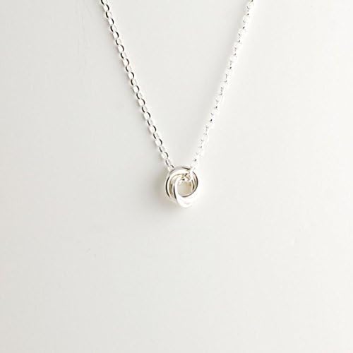 Mini Love Knot Necklace - Sterling Silver