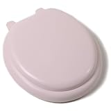 Comfort Seats C1B5R2-21 Deluxe Soft Toilet Seat with Wood Cores, Round, Pink