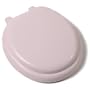 Comfort Seats C1B5R2-21 Deluxe Soft Toilet Seat with Wood Cores, Round, Pink