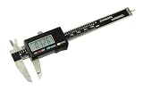 Stainless Steel 4 Digital Caliper with Extra-Large LCD Screen - Instant SAE-Metric Conversion