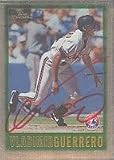 Vladimir Guerrero, Montreal Expos, 1997 Topps Chrome Autographed Card