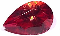 0.67ct Rhodocrosite Faceted Neon Electric Color Africa Gem Grade Cut Gemstone Healing Crystal