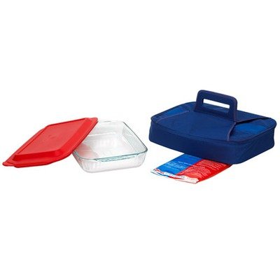 Portable 4 Piece Set with Blue Carrier