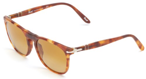 Persol Men's 0PO2994S 956/8554 Square Sunglasses,Shiny Havana Frame/Brown Fade Lens,One Size On Sale