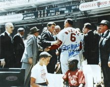 Stan Musial Autographed St Louis Cardinals 8x10 Photo