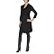 Moody Mamas Maternity Cowl Neck Dress - Black