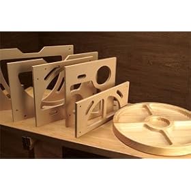 ROUTER - BOWL AND TRAY SET By PEACHTREE WOODWORKING