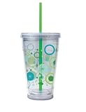 Cool Gear 1211 20oz. Eco2Go Chiller Cup with Graphics and Color Straw