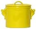 Stoneware Pottery Yellow Dove Canister 3.5"H, 13oz Set of 2