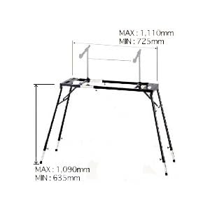 【クリックで詳細表示】キーボード スタンド KS-101