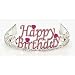 Forum Novelties Rhinestone Encrusted Happy Birthday Tiara with Keepsake Box