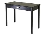 Liso Writing Desk with Drawer - Espresso