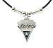 New York Jets Leather Necklace w/Beads & Pewter Pendant - NFL Football Fan Shop Sports Team Merchandise