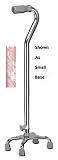 `Quad Cane Small Base Floral Design 4 point base combined with offset handle provide additional st