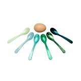 Eierl�ffel 6er-Set aqua t�rkis apfel gr�n moos petrol