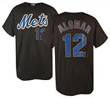 Baseball T-Shirt - New York Mets #12 Roberto Alomar T-Shirt (Adult X-Large)