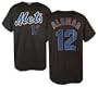 Baseball T-Shirt - New York Mets #12 Roberto Alomar T-Shirt (Adult X-Large)
