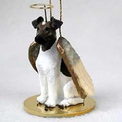 Fox Terrier Heavenly Angel Dog Figurine