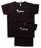 Queen and Princess Mother Daughter Bling Tees