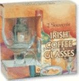 Set of 2 Irish Coffee Glasses and Receipe