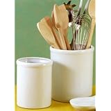 BIA Cordon Bleu Utensil Jar - Small - White by BIA Cordon Bleu