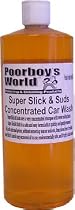 Poorboy's Super Slick & Suds Concentrated Car Wash