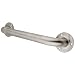 Kingston Brass GB1416ET Exposed Flange Textured ADA 16-Inch Grab Bar with 1.25-Inch Outer Diameter, Stainless Steel