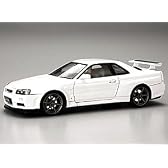 1/24 プリペイントモデル No.05 R34 スカイラインGT-R (ホワイト)