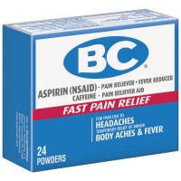BC Aspirin and Caffeine Fast Pain Relief Powder - 24 CT