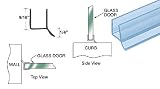 CRL Dual Durometer PVC Seal and Wipe for 3/8 Glass - 98 in long