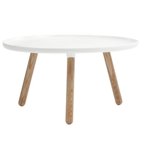 Normann Copenhagen Beistelltisch Tablo, Ø78cm weiß