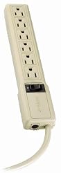 Waber by Tripp Lite  PS6 Multiple Outlet Strip 15-Amp 6 outlets 4ft Cord