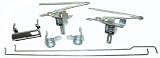 87-96 FORD F-SERIES PICKUP f150 f250 f350 f450 f550 TAILGATE LOCK TRUCK, Set (rod, cable and latch), with chrome handle, Styleside (1987 87 1988 88 1989 89 1990 90 1991 91 1992 92 1993 93 1994 94 1995