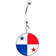 Panama Flag Belly Ring