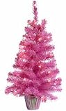 Lifestyle Studios Lighted Pink Christmas Tree PINK
