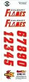 Calgary Flames Sportstar Officially Licensed Authentic Center Ice NHL Hockey Helmet Decal Kit