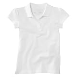 Cherokee® Girls' Short-Sleeve Polo - White