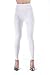 Jacqueline New York, One Size Fits All Full Length Seamless Leggings (White)