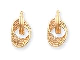 14K Love Knot Earring Jackets