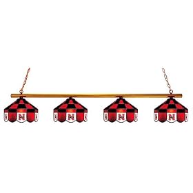 74 Executive Billiard Pool Table Lamp Light University of Nebraska Cornhuskers - Free... by Wave