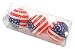 American Flag Designed Golf Balls - 3 balls in a box