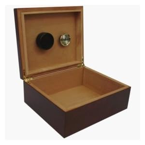 25-50 Cigar Dark Cherry Finish Humidor